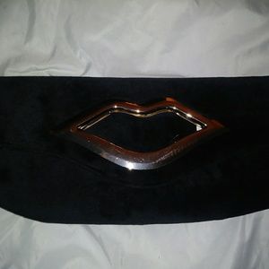 Black and gold handbag/clutch